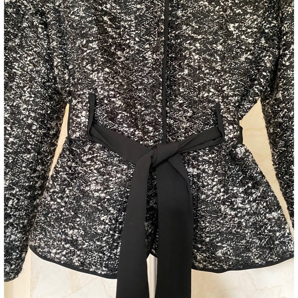 Sandro Belted Tweed Jacket - L - Picture 5 of 11